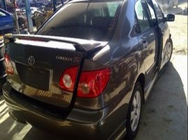 2005 TOYOTA COROLLA GRAY, S MODEL, 1.8L, AT.  Z24909